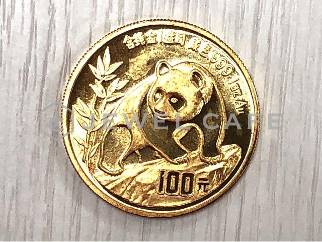 中国パンダ金貨 100元 1990年 999.9 1oz